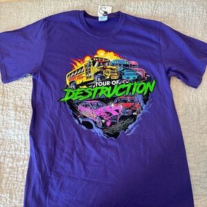 Men’s medium Tour of Destruction Purple Tshirt